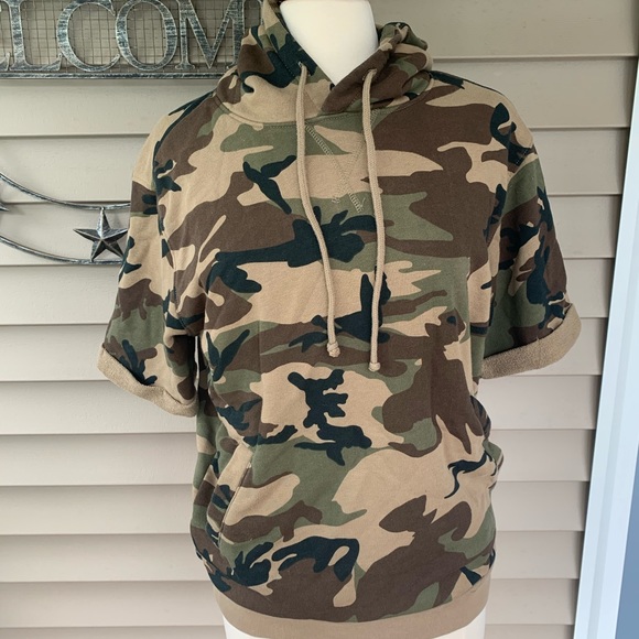 Zara Tops - Zara Camouflage Hoodie